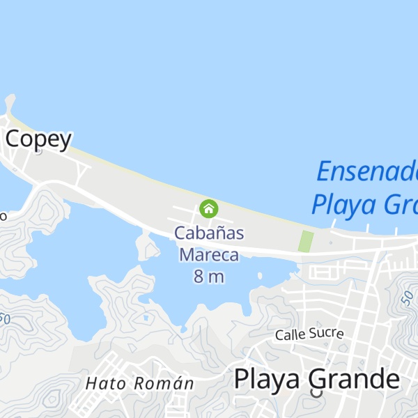 Map of Cabañas Mareca