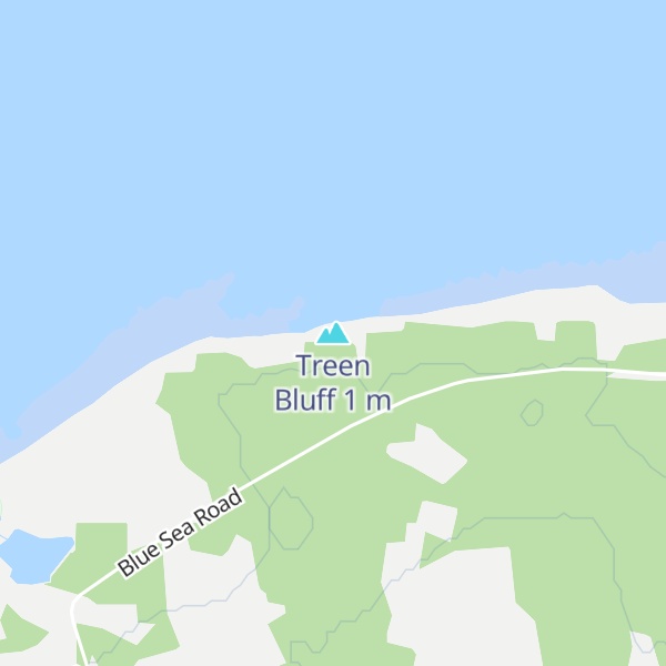 Map of Treen Bluff