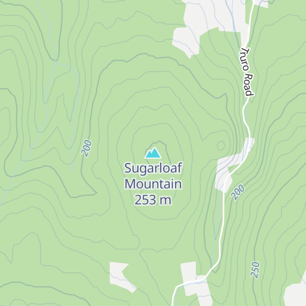 Map of Sugarloaf Mountain