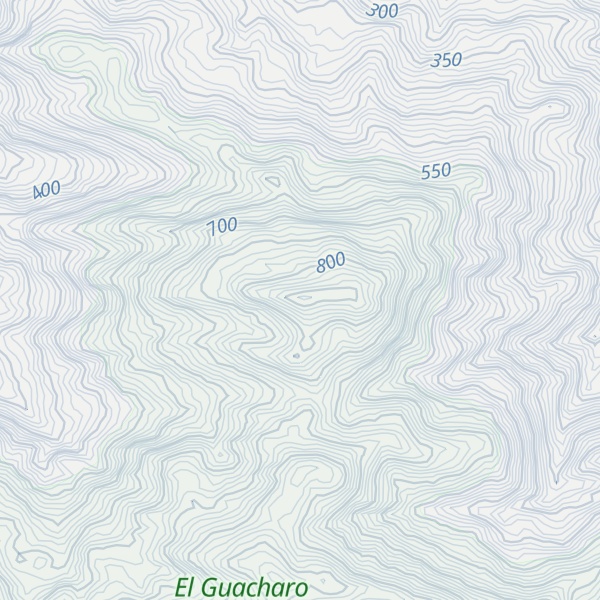Map of Cerro Parare