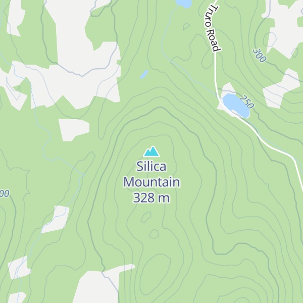 Map of Silica Mountain
