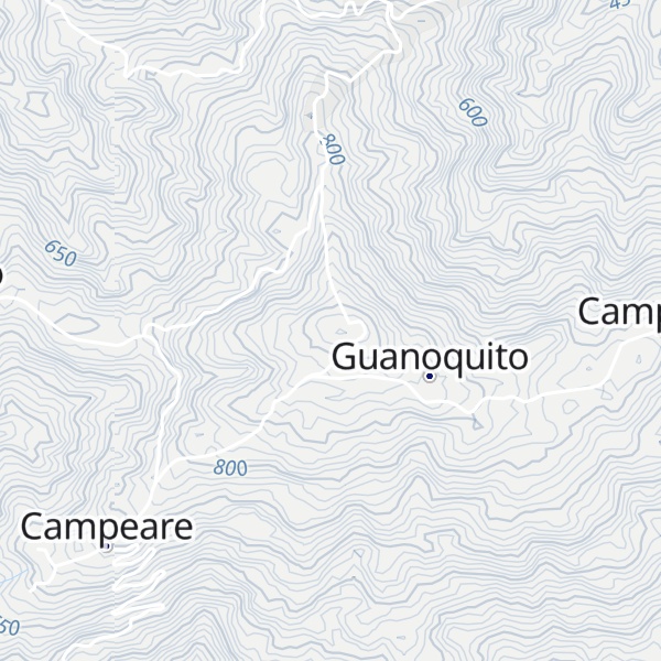 Map of Cerro Campeare