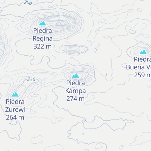 Map of Piedra Kampa