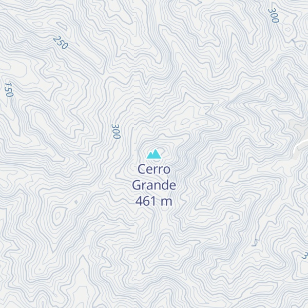 Map of Cerro Grande