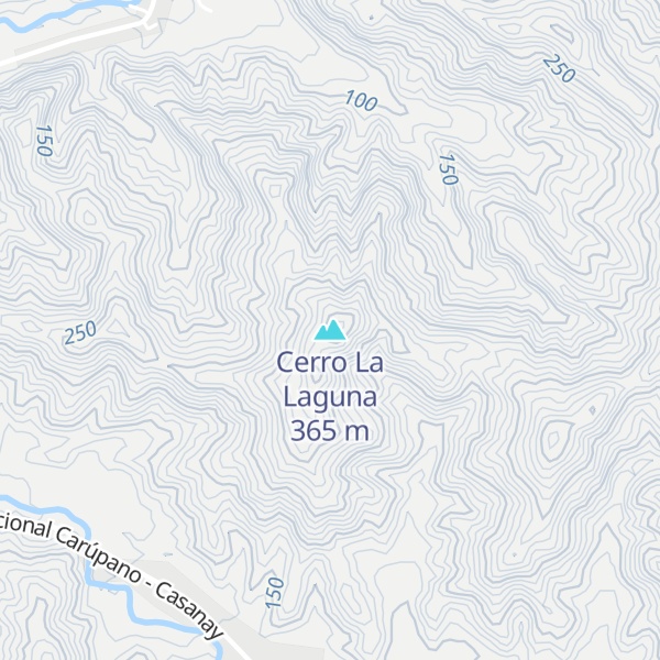 Map of Cerro La Laguna