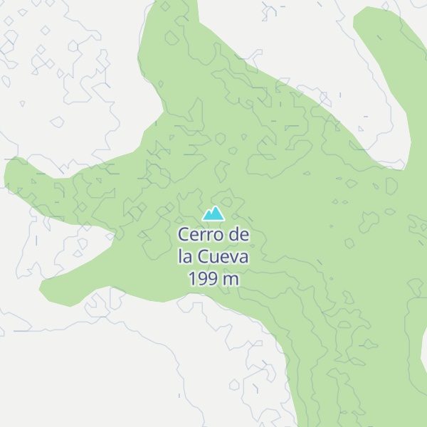 Map of Cerro de la Cueva