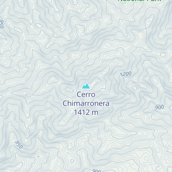 Map of Cerro Chimarronera