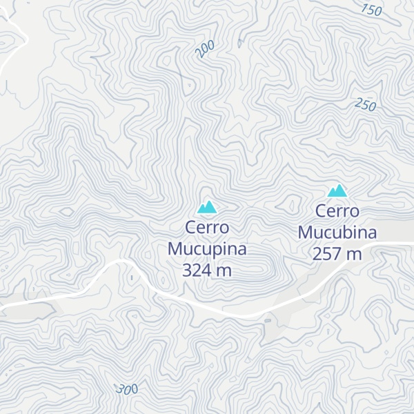 Map of Cerro Mucupina