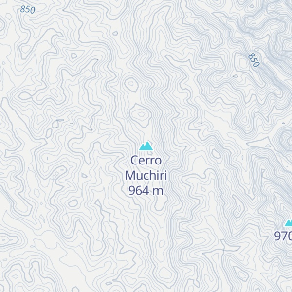 Map of Cerro Muchiri