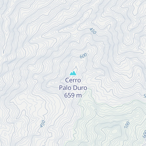 Map of Cerro Palo Duro