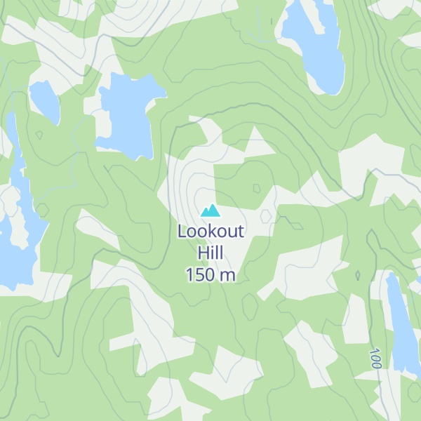 Map of Lookout Hill