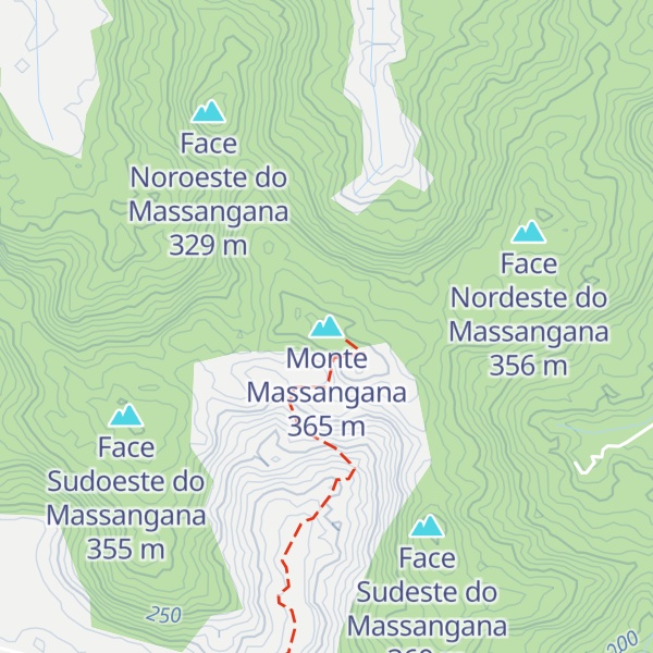 Map of Monte Massangana