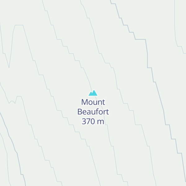 Map of Mount Beaufort
