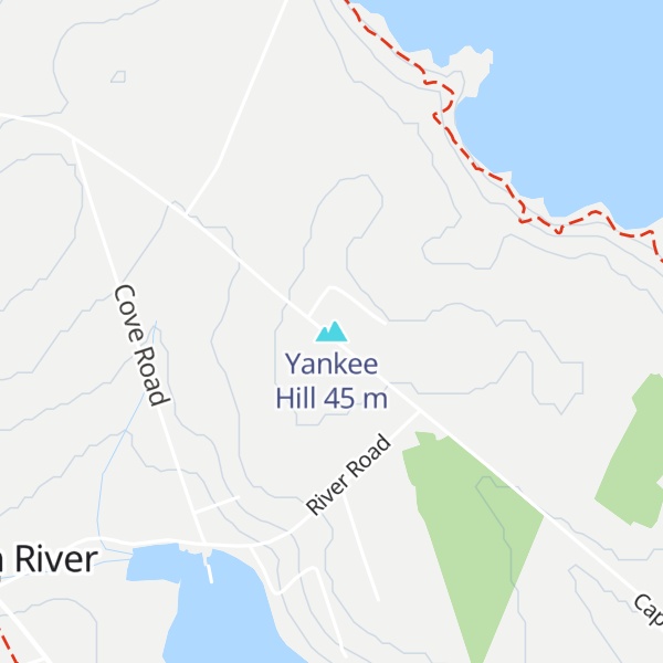 Map of Yankee Hill