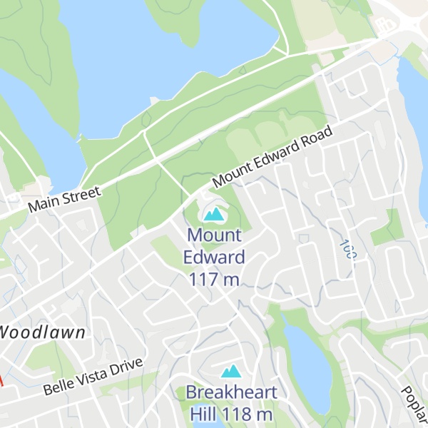 Map of Mount Edward