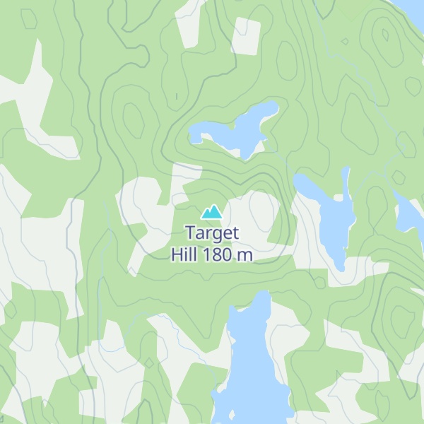 Map of Target Hill