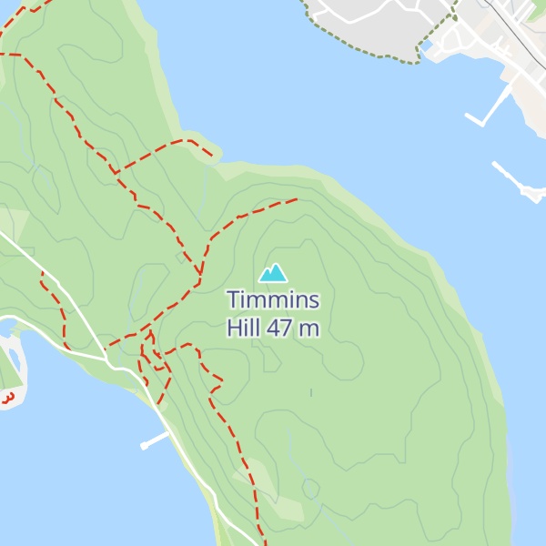 Map of Timmins Hill