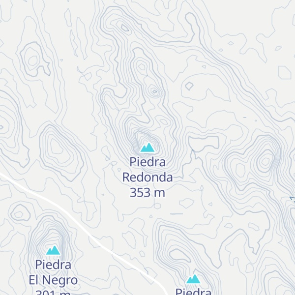 Map of Piedra Redonda