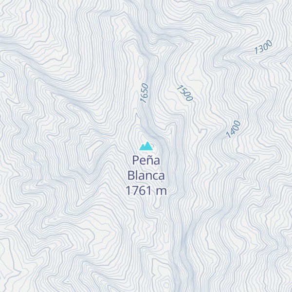 Map of Peña Blanca