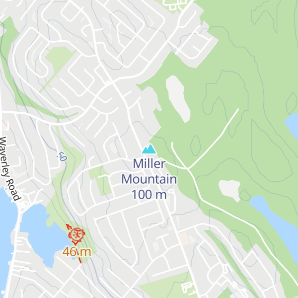Map of Miller Mountain