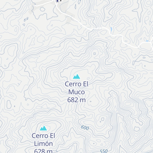 Map of Cerro El Muco