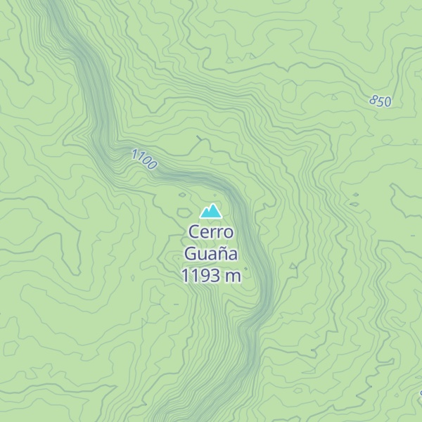 Map of Cerro Guaña