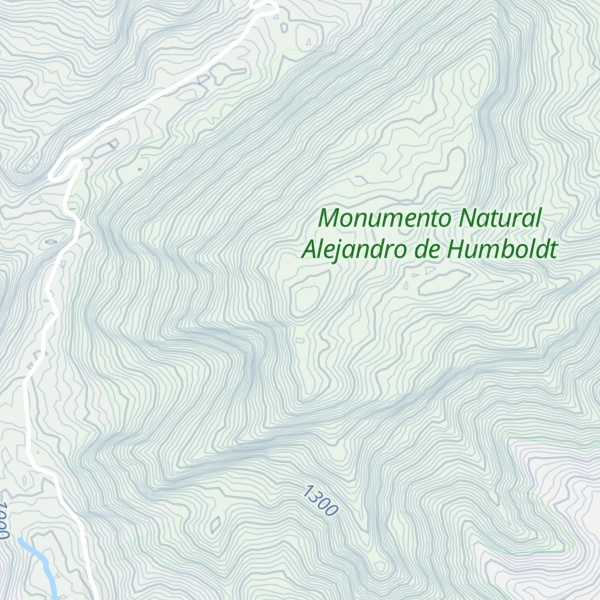 Map of Cerro El Guácharo
