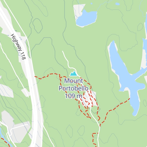 Map of Mount Portobello