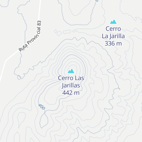 Map of Cerro Las Jarillas