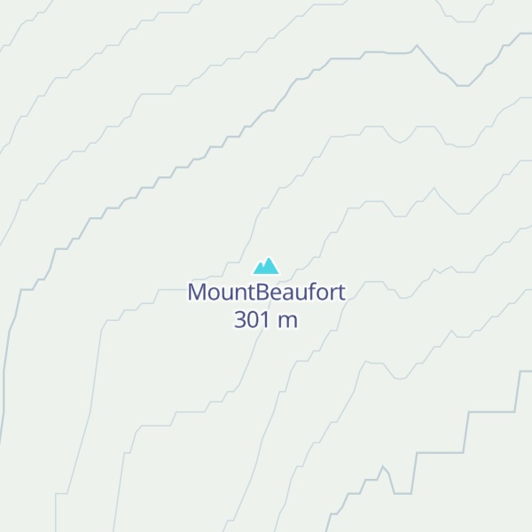 Map of MountBeaufort