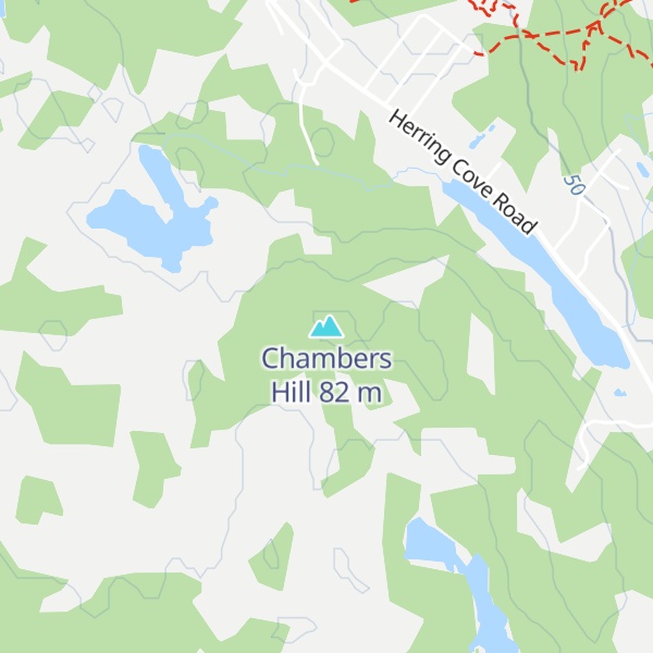Map of Chambers Hill