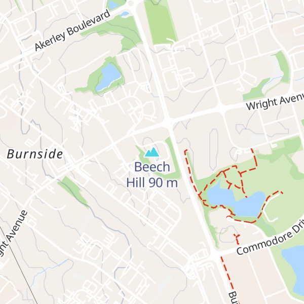 Map of Beech Hill