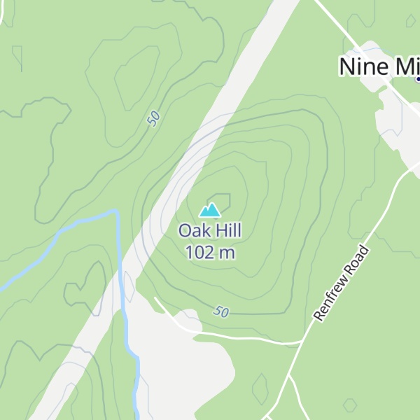 Map of Oak Hill