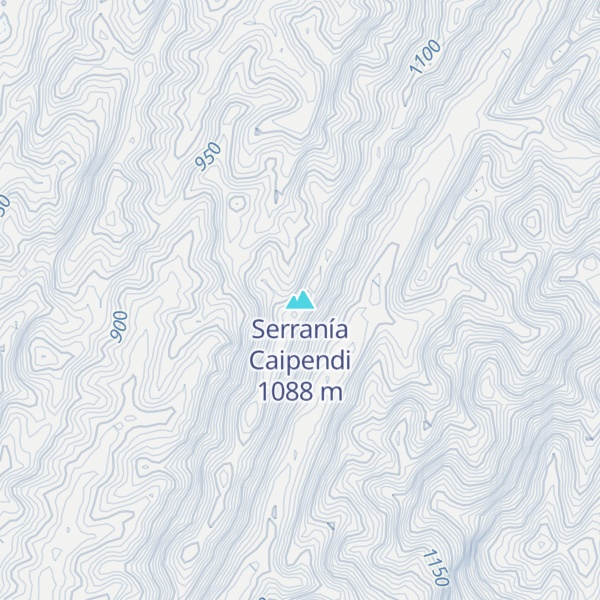 Map of Serranía Caipendi