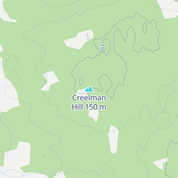 Map of Creelman Hill