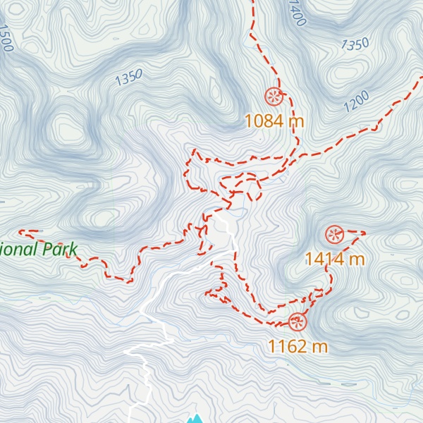 Map of Refugio Volcanes