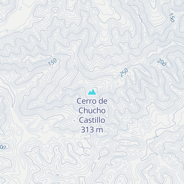 Map of Cerro de Chucho Castillo