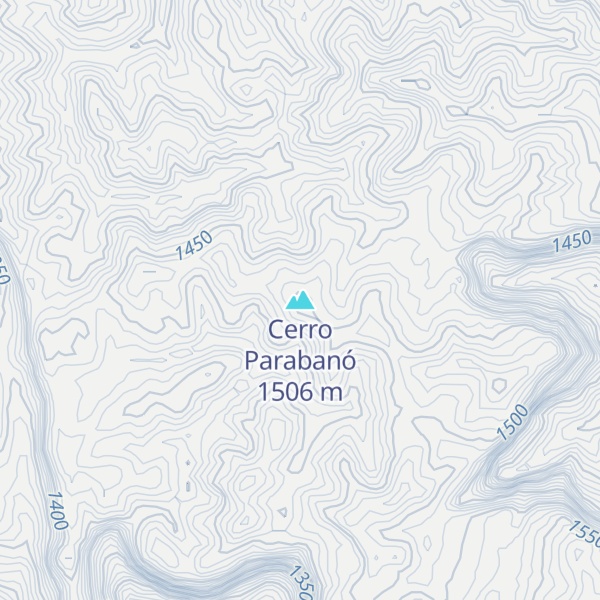 Map of Cerro Parabanó