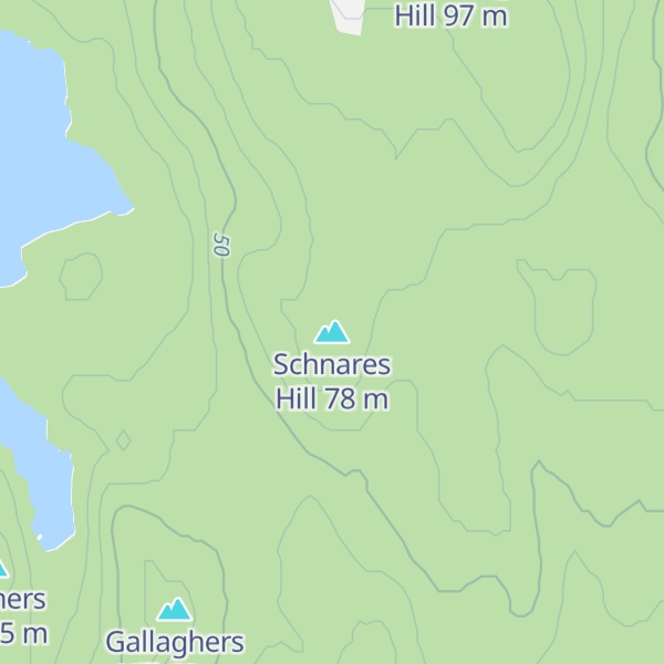 Map of Schnares Hill