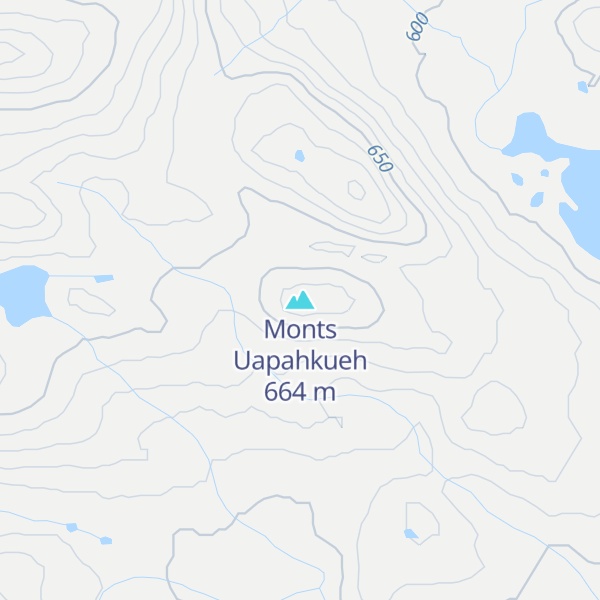 Map of Monts Uapahkueh