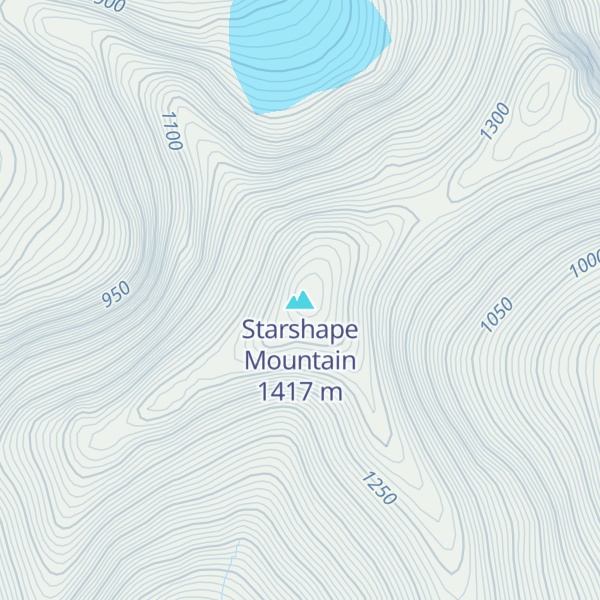 Map of Starshape Mountain