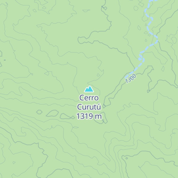 Map of Cerro Curutú