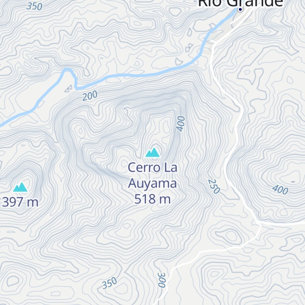 Map of Cerro La Auyama