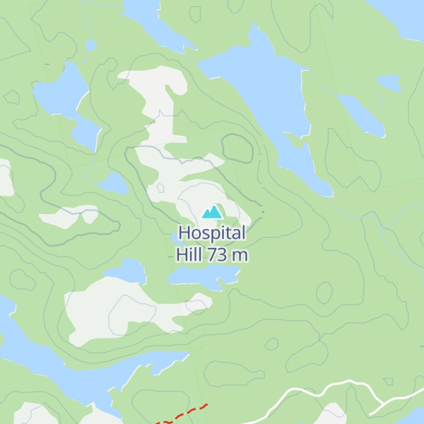 Map of Hospital Hill