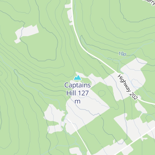Map of Captains Hill