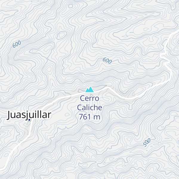 Map of Cerro Caliche