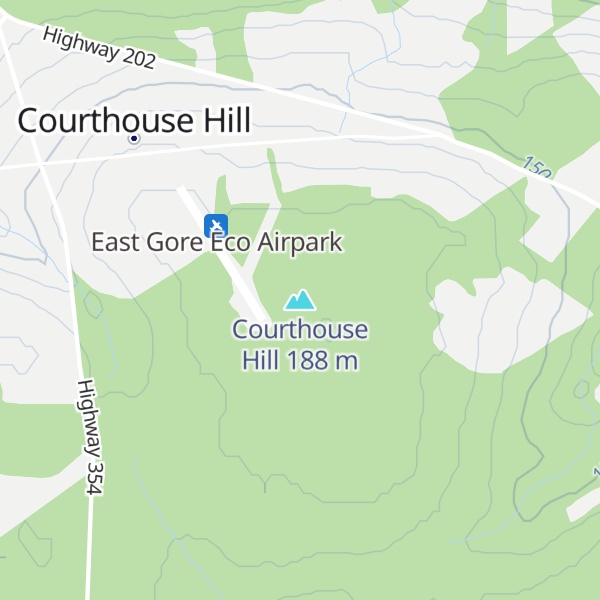 Map of Courthouse Hill