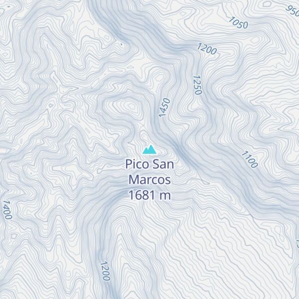 Map of Pico San Marcos