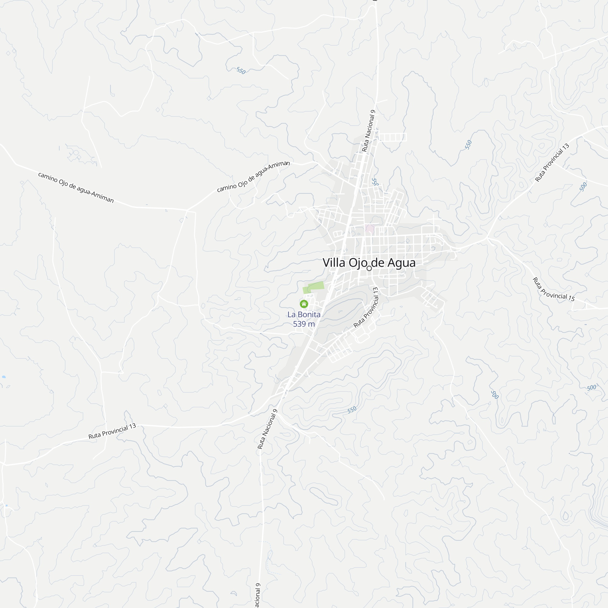 La Bonita map