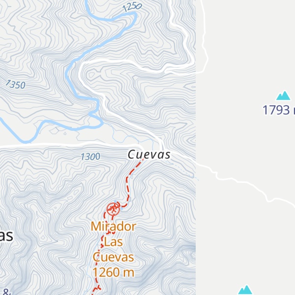 Map of Cabañas Cuevas